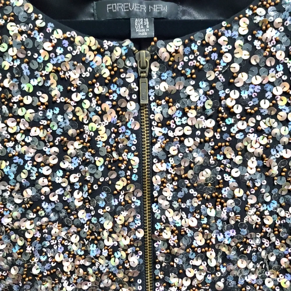 Forever New Sequin Cropped Jacket - Picture 5 of 6